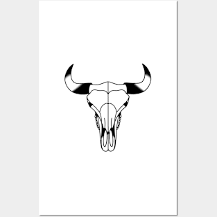 Buffalo Skull Posters and Art